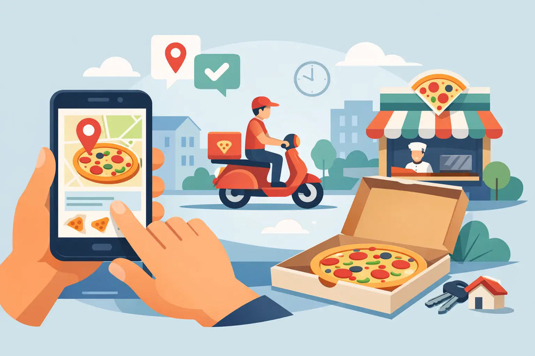 Helyi pizza rendelés egyszerűen