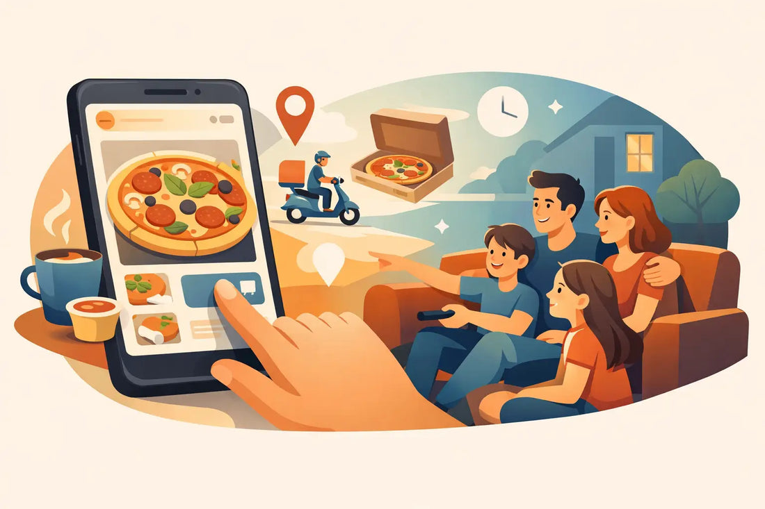 Pizza online rendelés a családi estékhez